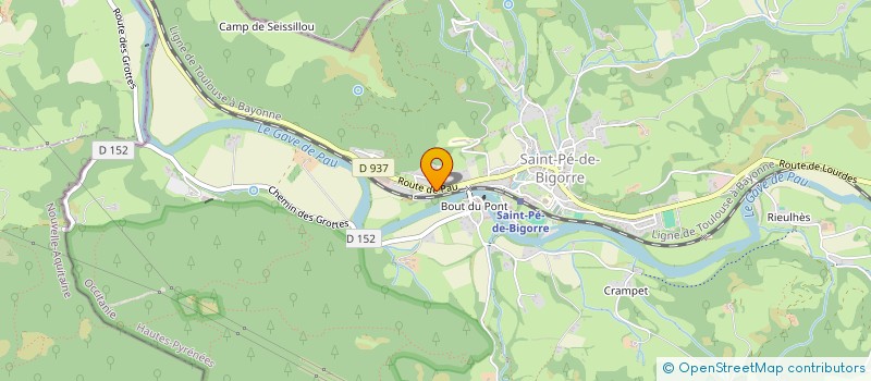 localisation de l'entreprise PEYROT  PEYROUSE