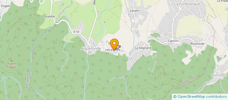localisation de l'entreprise PEYROT MENUISERIE à AIGUEFONDE