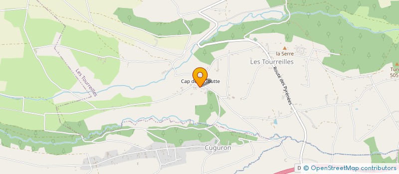 localisation de l'entreprise PEYROTS  LES TOURREILLES