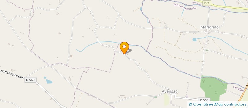 localisation de l'entreprise PEYROULADE ENERGIE SOLAIRE  AVENSAC