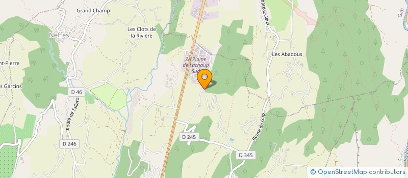 localisation de l'entreprise PEYROUSE HAIR SHOP  LA SAULCE