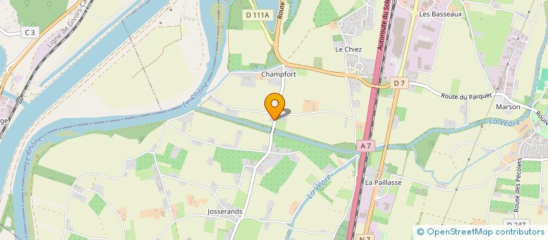 localisation de l'entreprise PEYROUSE SAD  ETOILE-SUR-RHONE