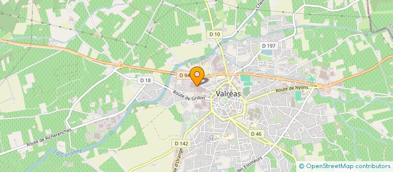 localisation de l'entreprise PEYSSON INVEST à VALREAS