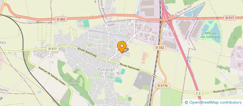 localisation de l'entreprise PEYSSON REMY  PUSIGNAN