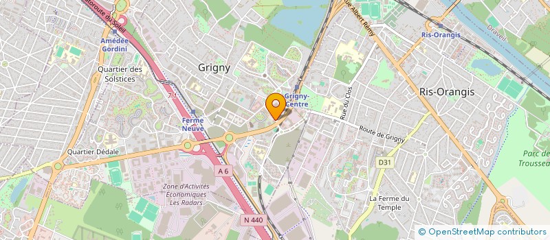 localisation de l'entreprise PEZ  GRIGNY