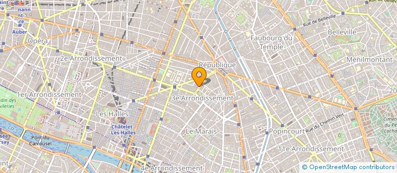localisation de l'entreprise PEZERIL à PARIS