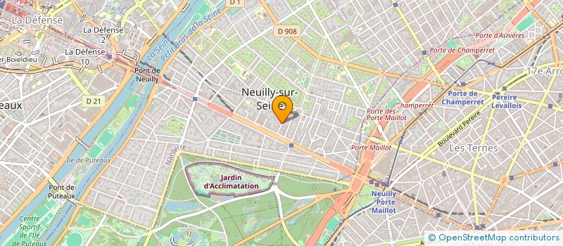 localisation de l'entreprise PEZERIL à NEUILLY-SUR-SEINE