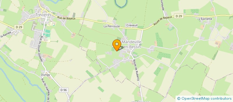 localisation de l'entreprise PEZERIL TERRASSEMENT  MANDEVILLE-EN-BESSIN