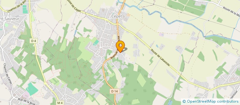 localisation de l'entreprise PEZET PUBLICITE  CEPET