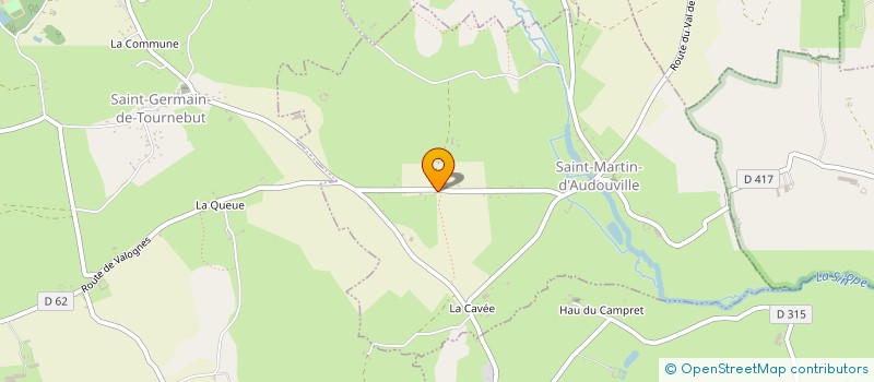 localisation de l'entreprise PEZET-TIRAPU  SAINT-MARTIN-D'AUDOUVILLE