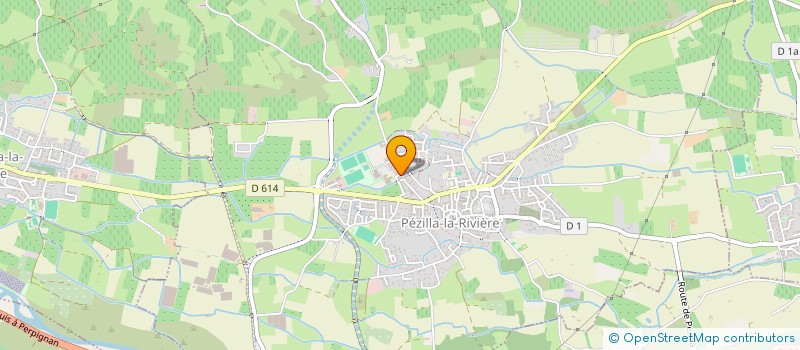 localisation de l'entreprise PEZILLA HAND BALL CLUB  PEZILLA-LA-RIVIERE