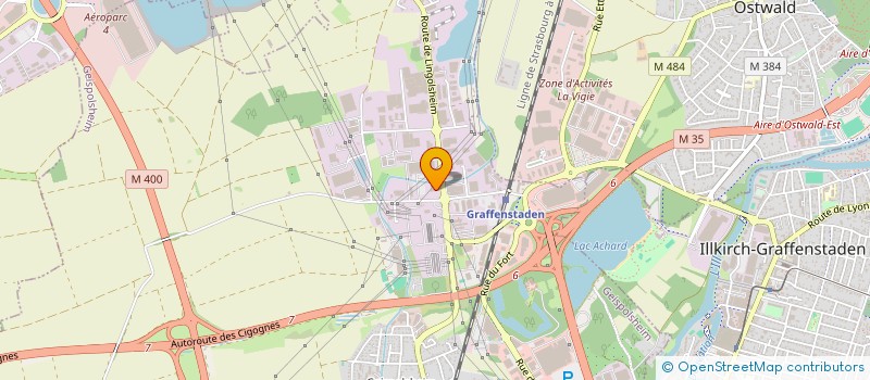localisation de l'entreprise PEZZIMENTI ET CIE à GEISPOLSHEIM