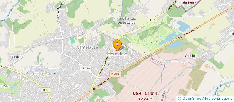 localisation de l'entreprise PEZZUTTO SABLE ET GRAVIER  FONSORBES