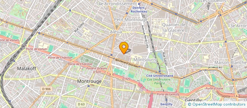 localisation de l'entreprise PF 25  PARIS