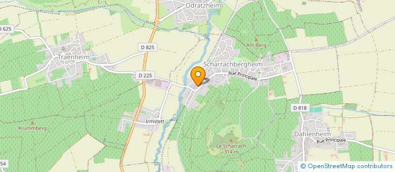 localisation de l'entreprise PF. ANIMATIONS CONCEPT  CRASTATT