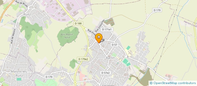 localisation de l'entreprise PF BARLIN  BARLIN