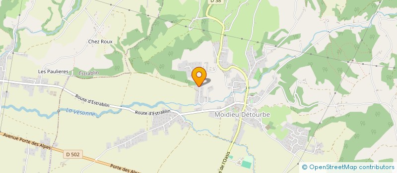 localisation de l'entreprise PF.C CONSEILS  MOIDIEU-DETOURBE