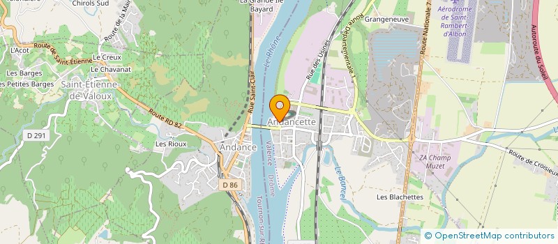 localisation de l'entreprise PF.COM  ANDANCETTE