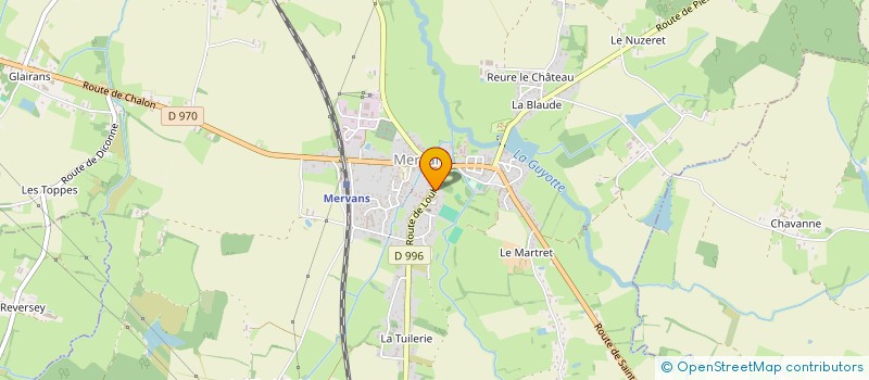 localisation de l'entreprise PF CONCEPT  MERVANS