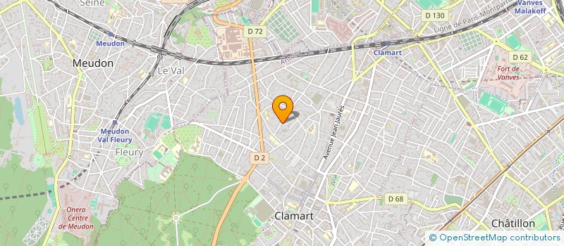 localisation de l'entreprise PF CONSEIL ET ASSISTANCE à CLAMART