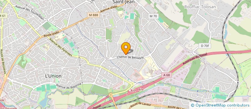 localisation de l'entreprise PF CONSEILS à SAINT-JEAN