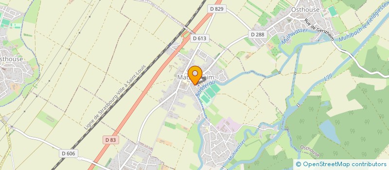 localisation de l'entreprise PF CONSEILS  MATZENHEIM