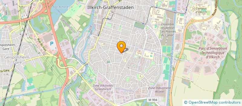 localisation de l'entreprise PF CONSEILS  ILLKIRCH-GRAFFENSTADEN