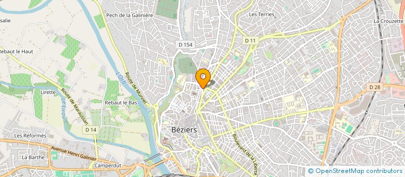 localisation de l'entreprise PF FILTRATION à BEZIERS