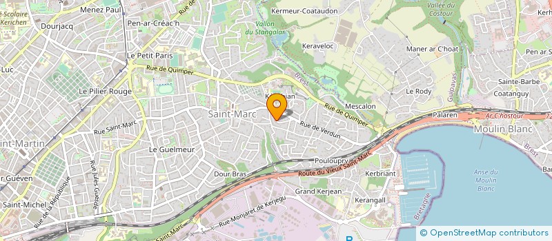 localisation de l'entreprise PF IMAGES à BREST