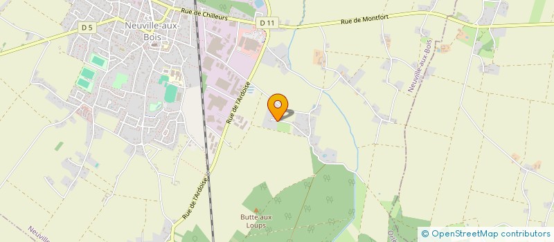 localisation de l'entreprise PF IMMO à NEUVILLE-AUX-BOIS
