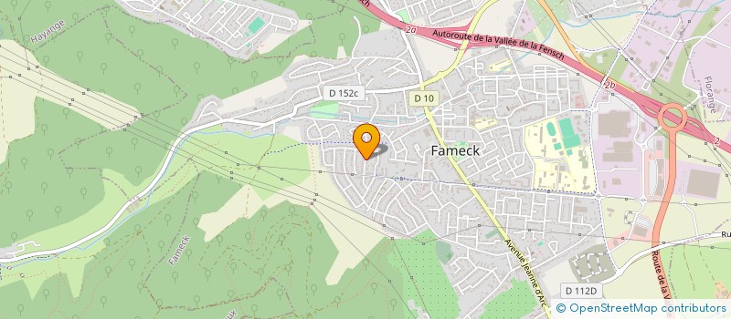 localisation de l'entreprise PF-IMMO  FAMECK