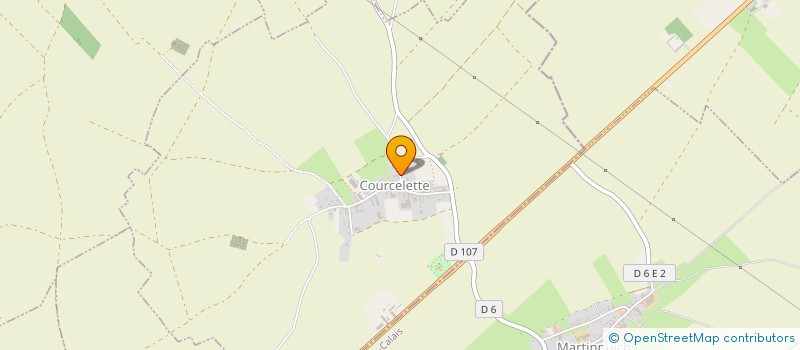 localisation de l'entreprise PF IMMO  COURCELETTE