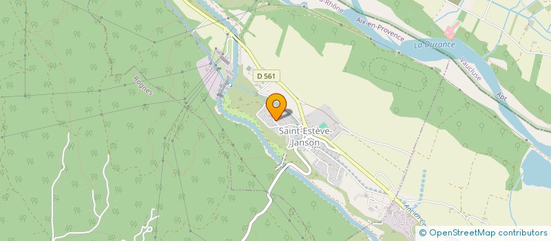 localisation de l'entreprise PF IMMO  SAINT-ESTEVE-JANSON