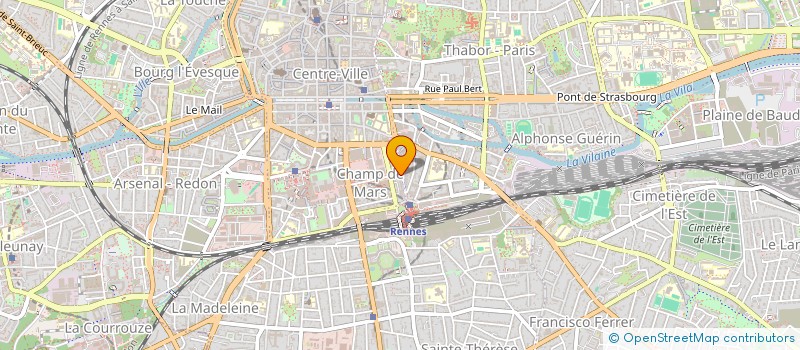 localisation de l'entreprise PF INVESTISSEMENT à RENNES