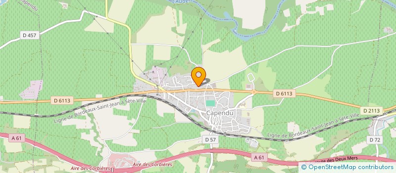 localisation de l'entreprise PF INVESTISSEMENT  CAPENDU