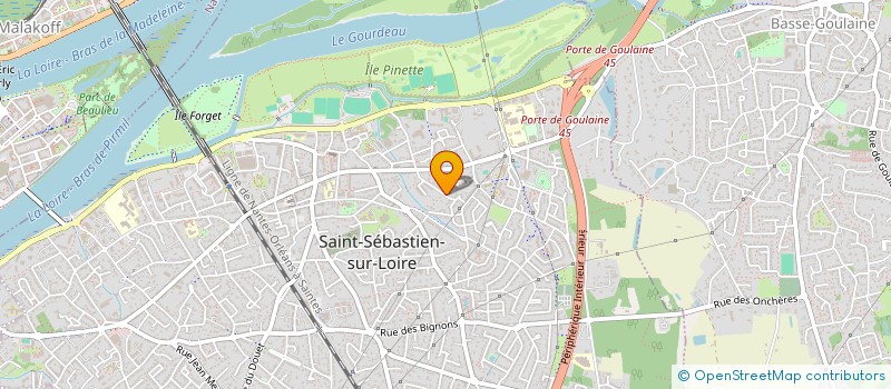 localisation de l'entreprise PF IT ARCHITECTURE  SAINT-SEBASTIEN-SUR-LOIRE