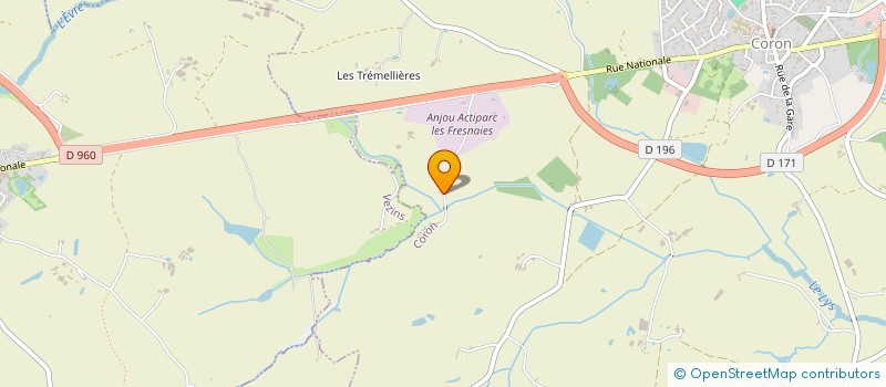 localisation de l'entreprise PF JOLLY  CORON