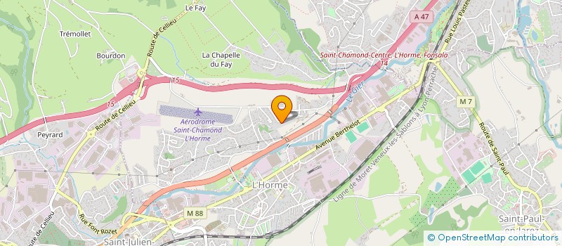 localisation de l'entreprise PF LEAS à L'HORME
