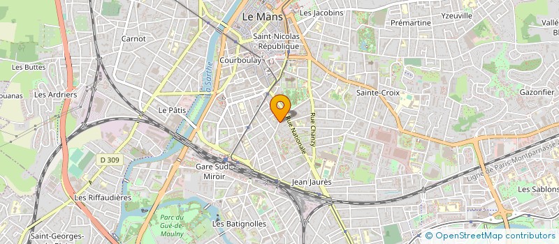 localisation de l'entreprise PF LOCATION  LE MANS