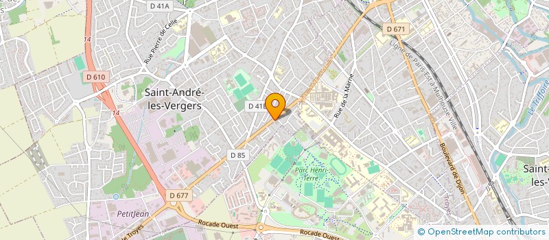 localisation de l'entreprise PF LONGJUMEAU FDM  SAINT-ANDRE-LES-VERGERS