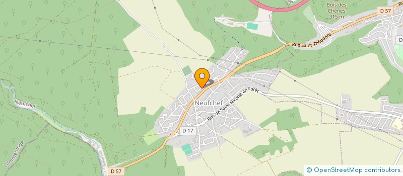 localisation de l'entreprise PF PARTICIPATIONS  NEUFCHEF