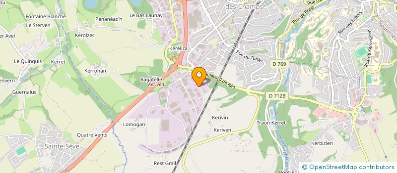 localisation de l'entreprise PF TANGUY  SAINT-MARTIN-DES-CHAMPS