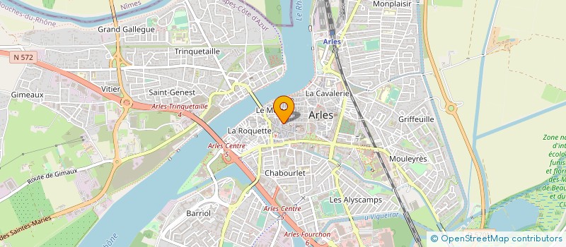 localisation de l'entreprise PF WINDOR à ARLES