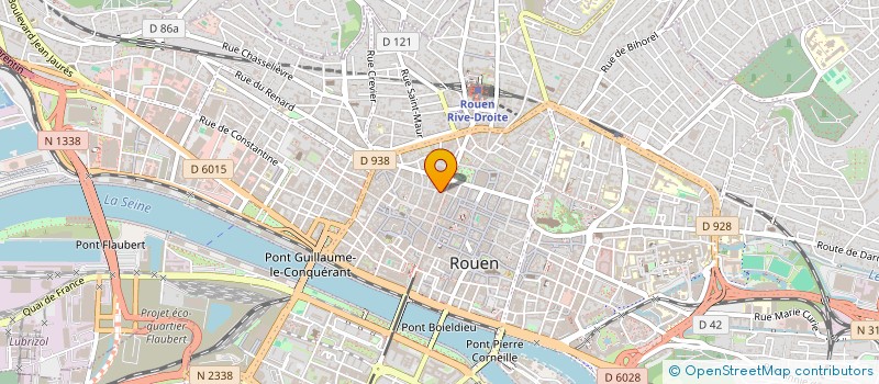 localisation de l'entreprise PF WOOD à ROUEN