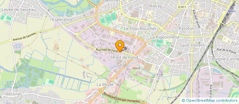 localisation de l'entreprise PF XXI à NIORT