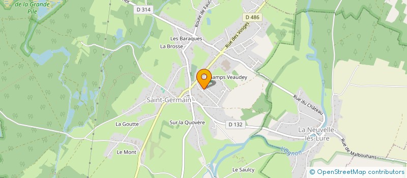 localisation de l'entreprise PF369 à SAINT-GERMAIN