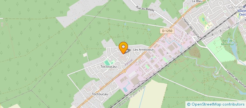 localisation de l'entreprise PF3A à PESSAC