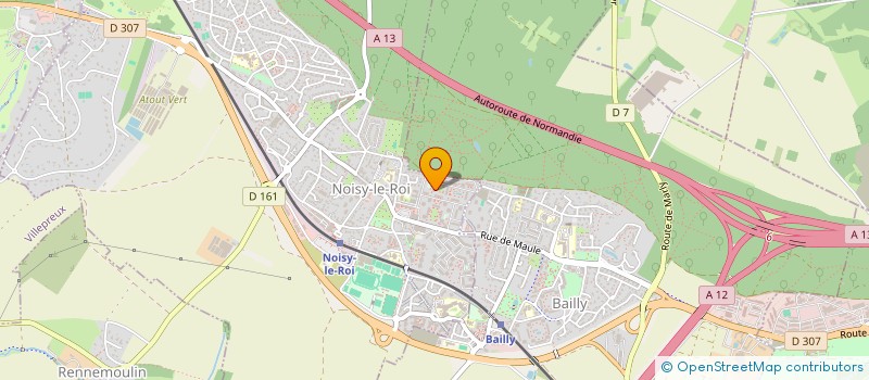 localisation de l'entreprise PF3L CONSULTING à NOISY-LE-ROI