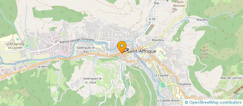 localisation de l'entreprise PF5268  SAINT-AFFRIQUE