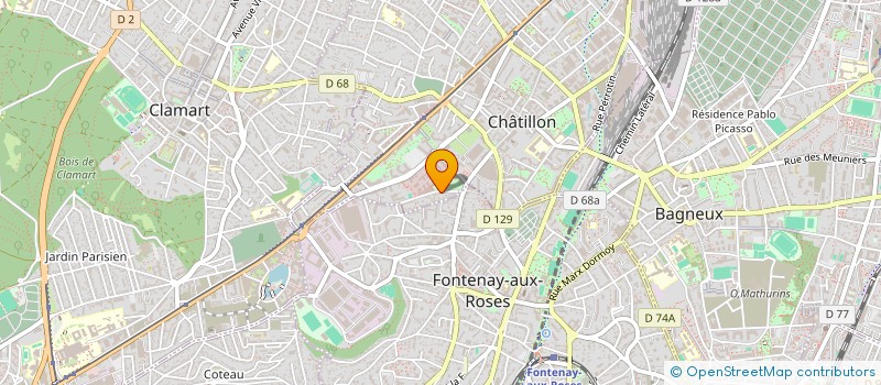 localisation de l'entreprise PFA à CHATILLON